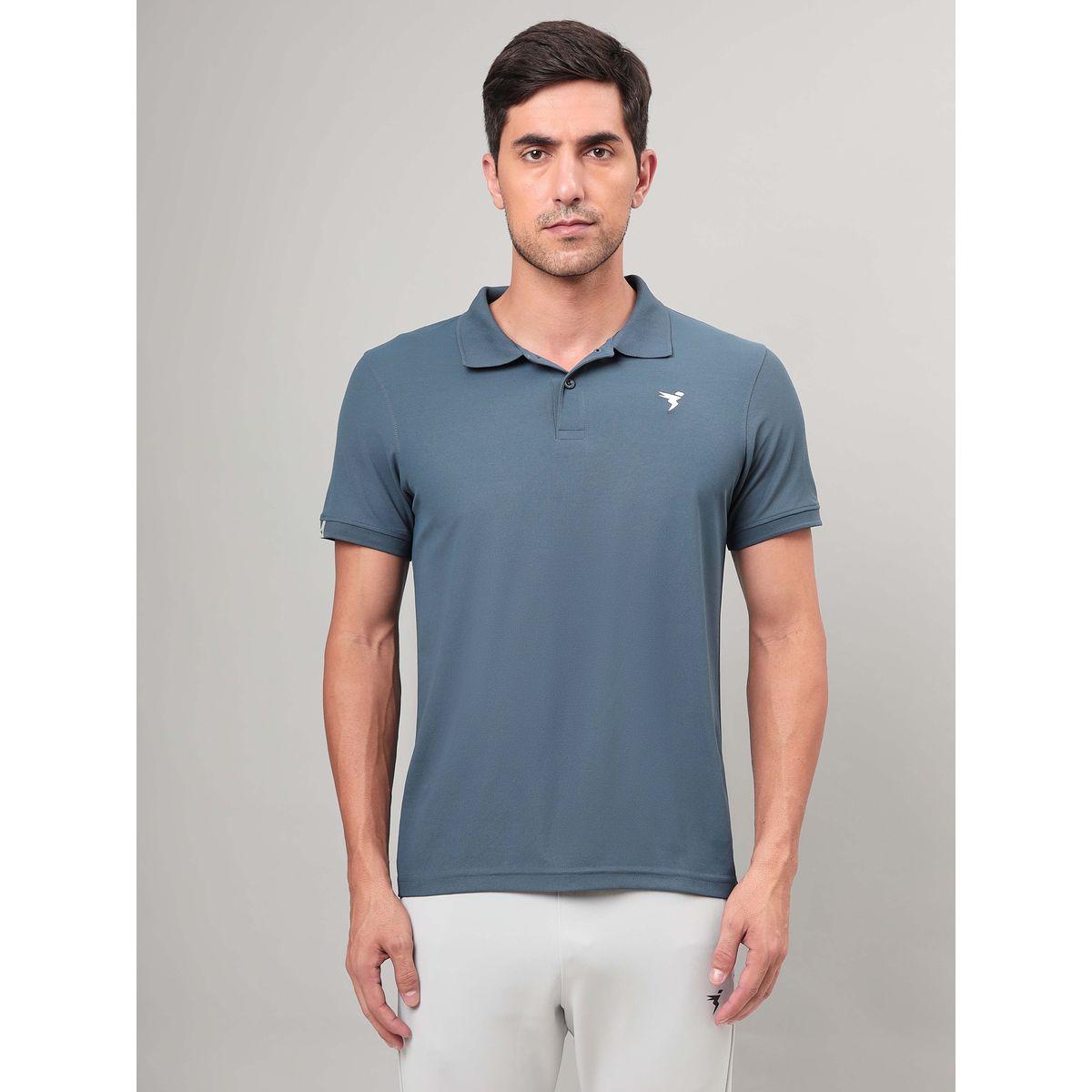 تيشيرت سادة بياقة بولو تكنوسبورت × ستايلي-men-clothing-sportswearandactivewear-tshirtsandpolos-image-1