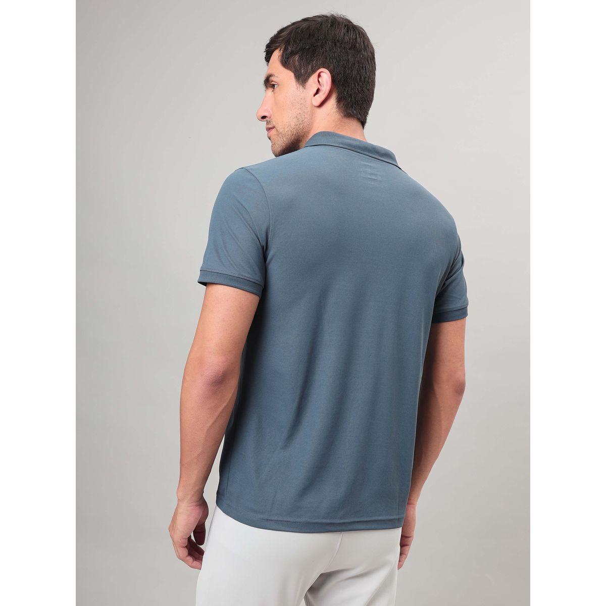 Technosport X Styli Logo Detail Round Neck Pique T-Shirt-men-clothing-sportswearandactivewear-tshirtsandpolos-image-3