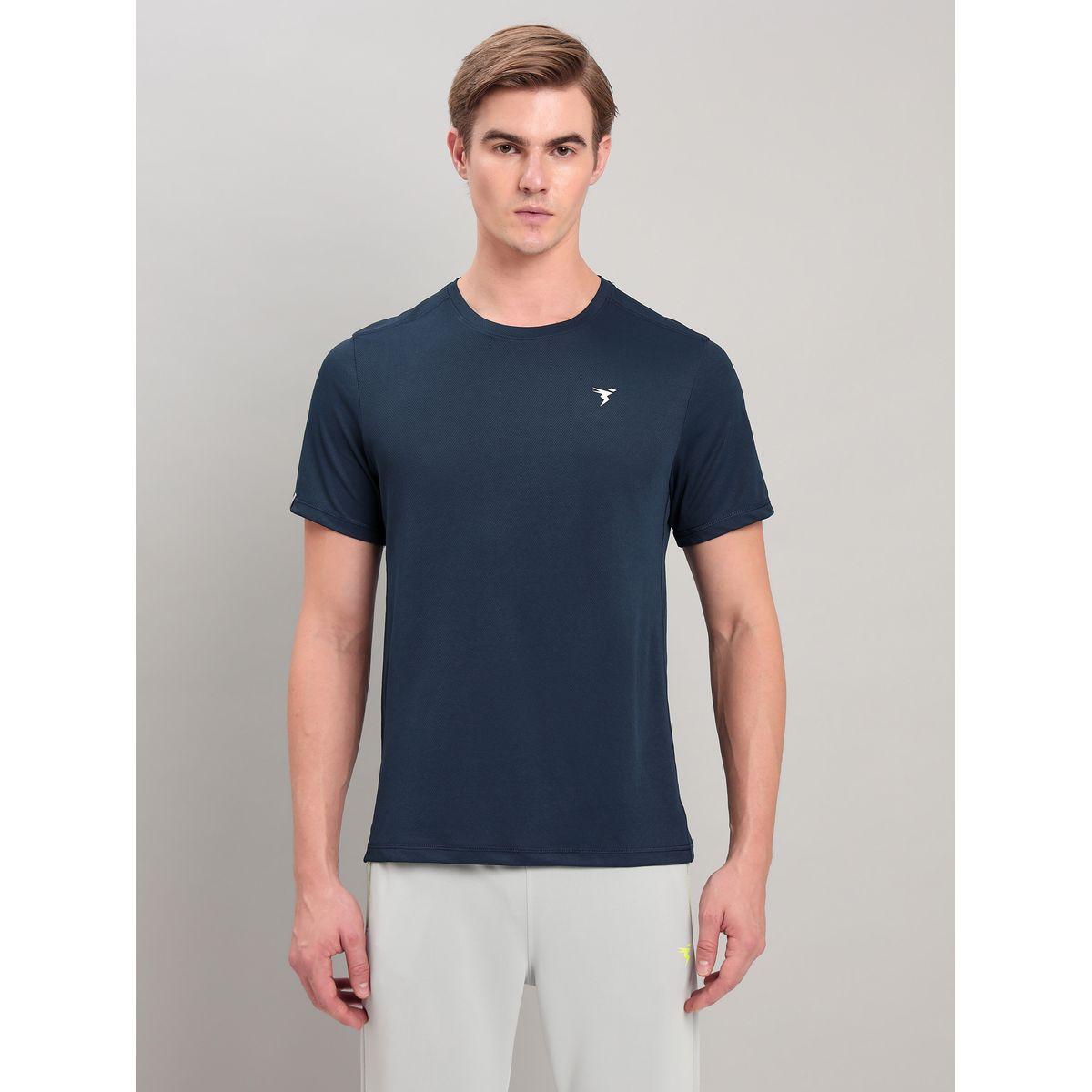 Technosport X Styli Logo Detail Regular Fit T-Shirt-men-clothing-sportswearandactivewear-tshirtsandpolos-image-1