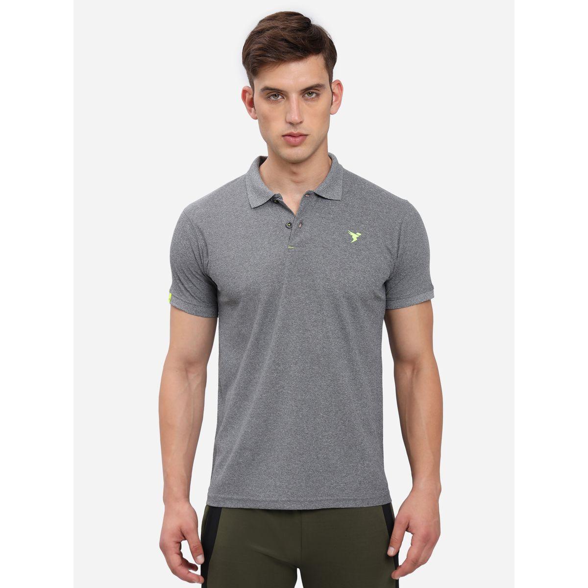 Technosport X Styli Melange Pique Regular Fit Polo-men-clothing-sportswearandactivewear-tshirtsandpolos-image-1