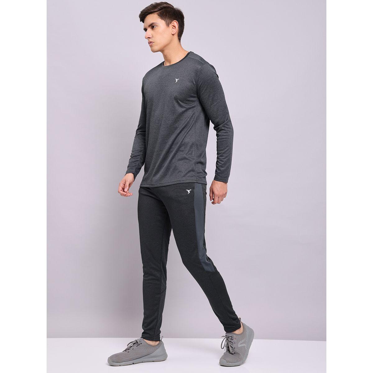 Technosport X Styli Logo Detail Melange Active Top-men-clothing-sportswearandactivewear-tshirtsandpolos-image-3