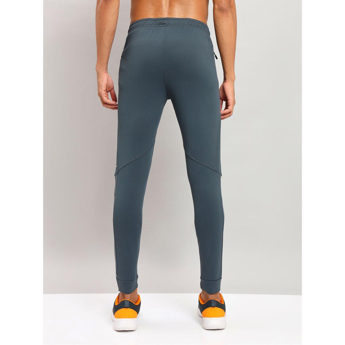 Technosport X Styli Solid Slim Fit Track Pants with Zip Pocket-men-clothing-sportswearandactivewear-bottoms-image-2