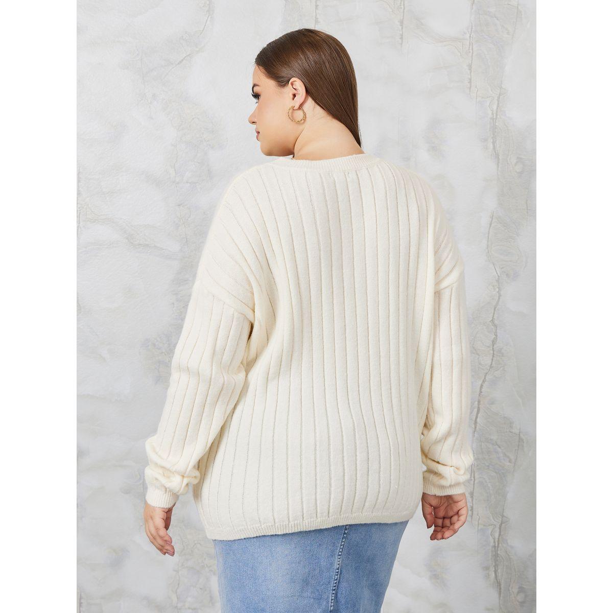 Styli Plus Oversized Longline Ribbed Knit Sweater-women-winterwear-hoodiesandsweatshirts-hoodies-image-4