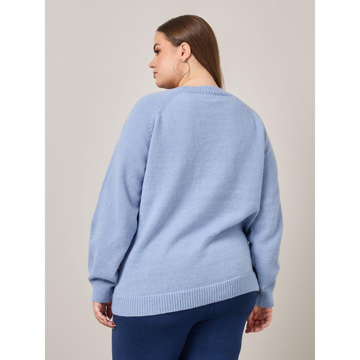 Styli Plus Solid Oversized Sweater-women-winterwear-hoodiesandsweatshirts-hoodies-image-5