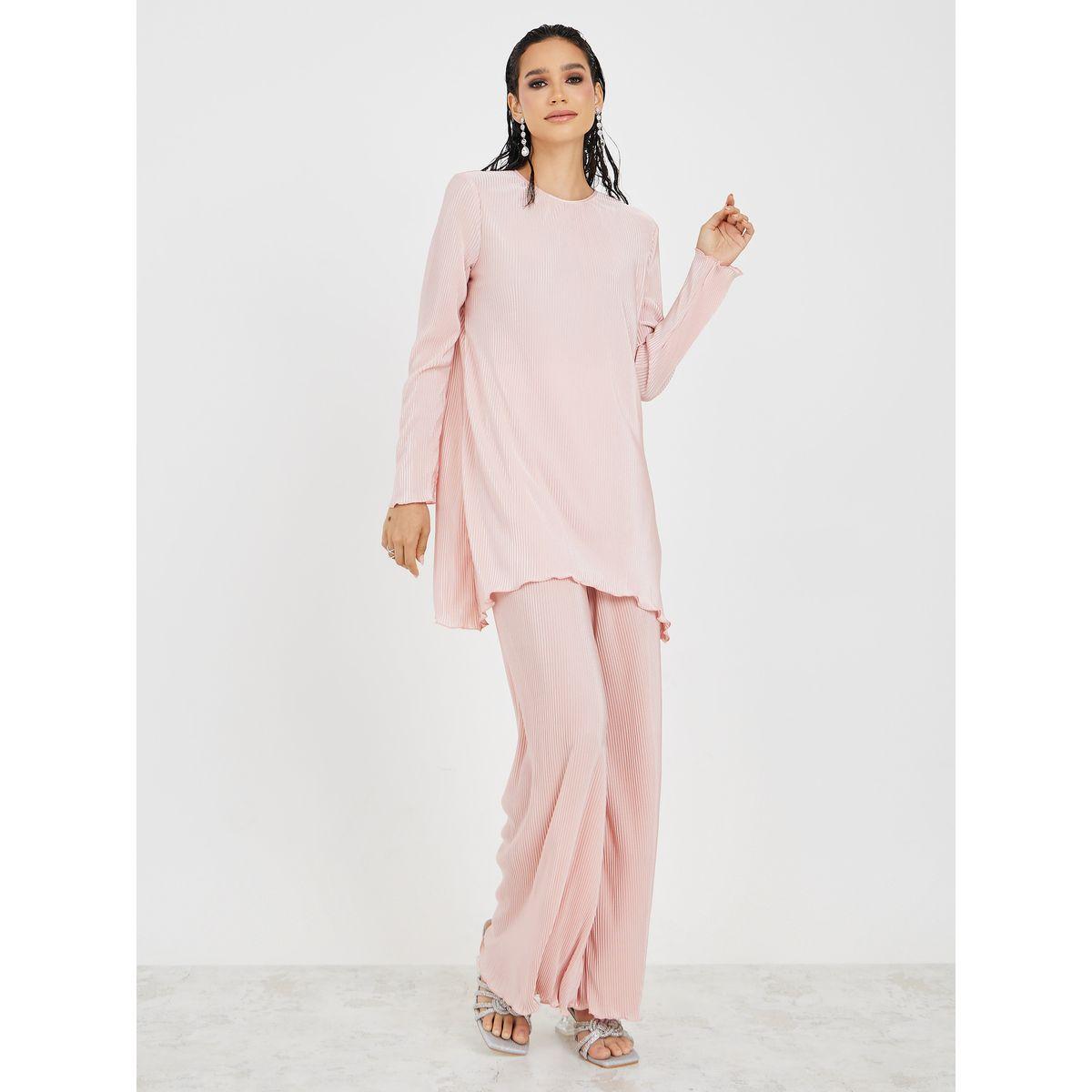 مجموعة من ( بنطال + بلوزة )-women-clothing-coordsets-image-2