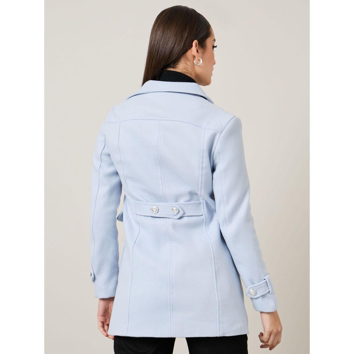 Styli Regular Fit Longline Pocket Detail Double Breasted Coat-women-clothing-coatsandjackets-coats-image-6