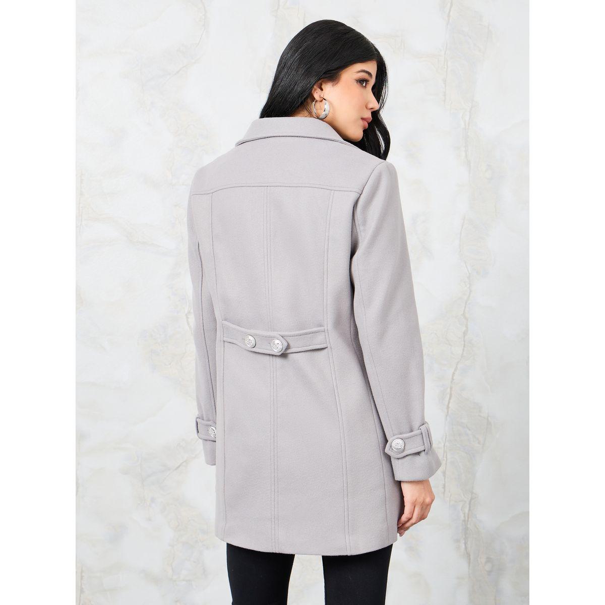 Styli Regular Fit Longline Pocket Detail Double Breasted Coat-women-clothing-coatsandjackets-coats-image-6
