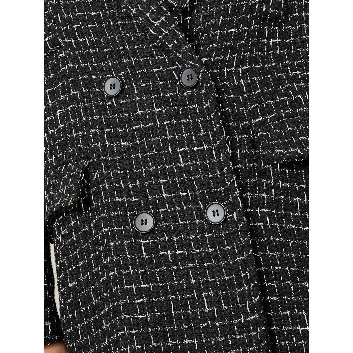 معطف تويد واسع بصفين أزرار-women-clothing-coatsandjackets-coats-image-4