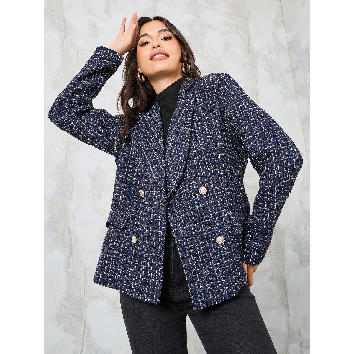 بليزر تويد بصفين أزرار-women-clothing-coatsandjackets-blazers-image-2