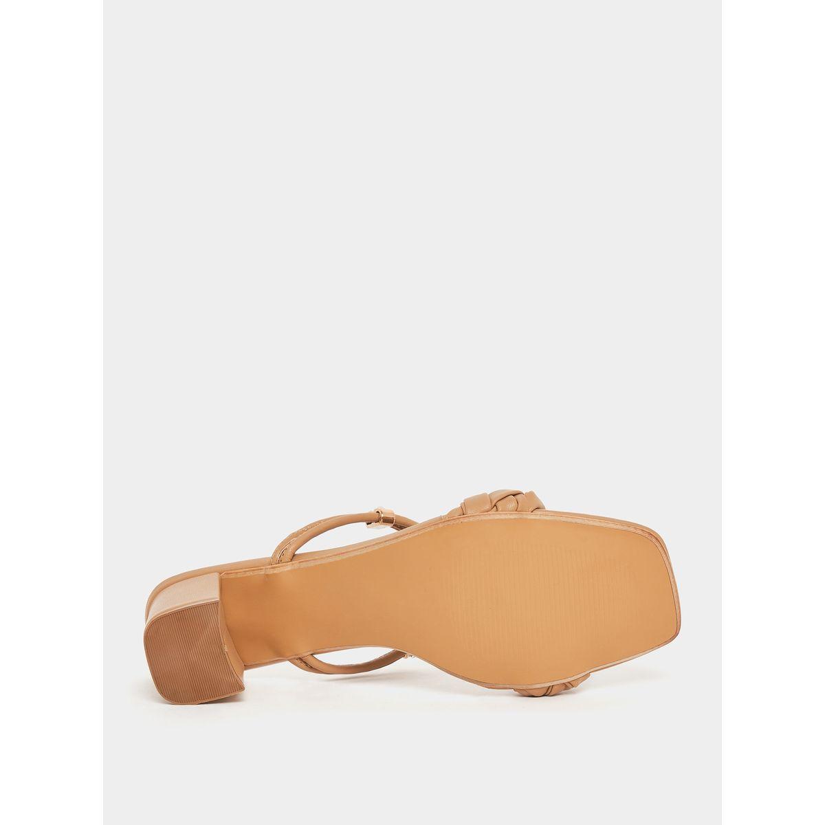 Styli Braided Strap Block Heel Sandals-women-shoes-heels-image-6