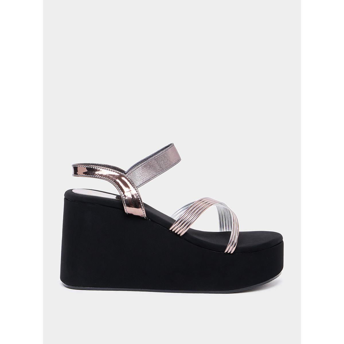 Styli Cross Strap Wedge Sandals-women-shoes-heels-image-2