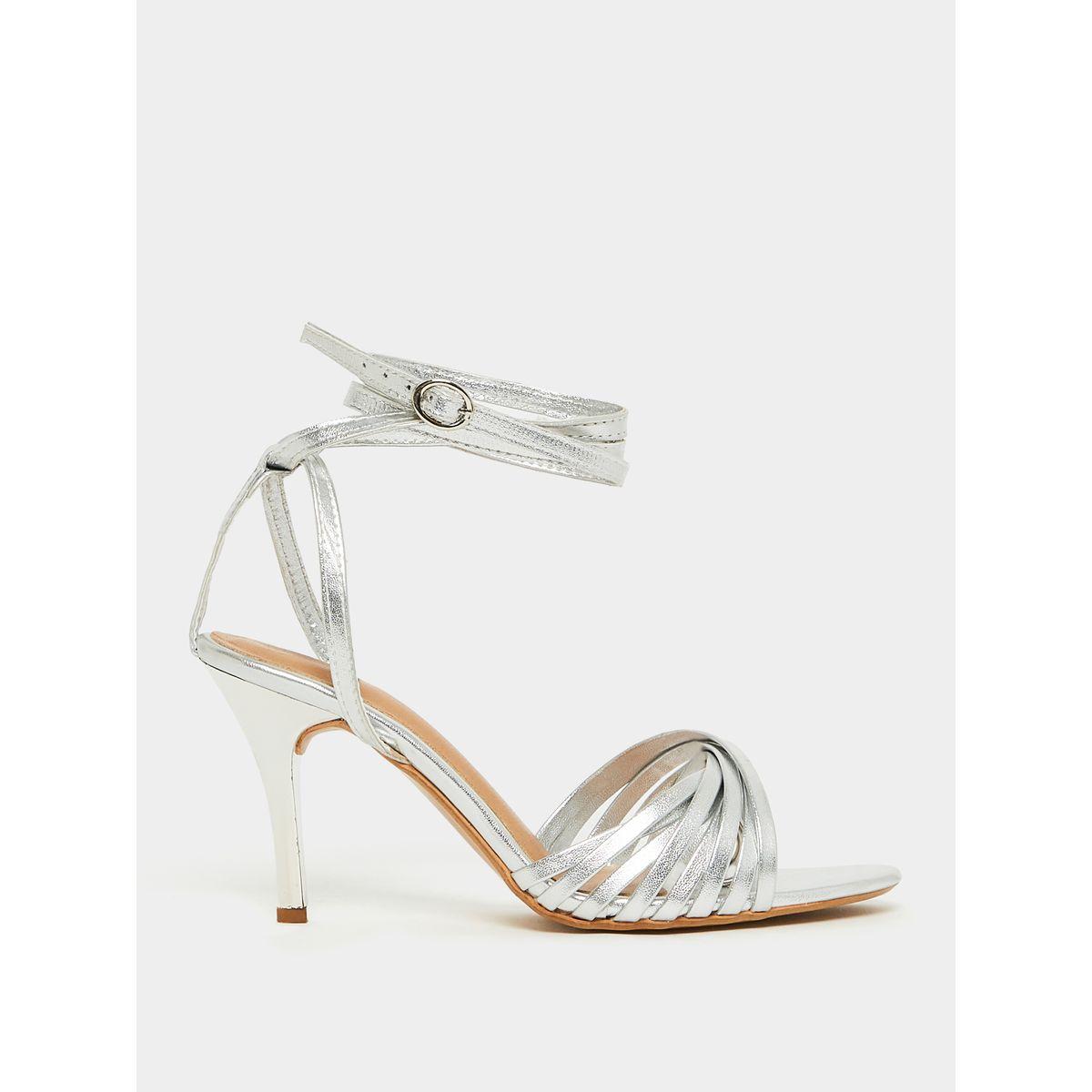 Styli Strappy Ankle Strap Stiletto Heel Sandals-women-shoes-heels-image-2