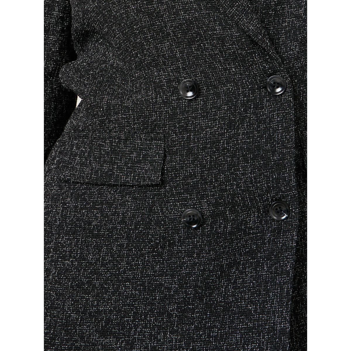 Styli Regular Fit Double Breasted Tweed Blazer-women-clothing-coatsandjackets-blazers-image-4