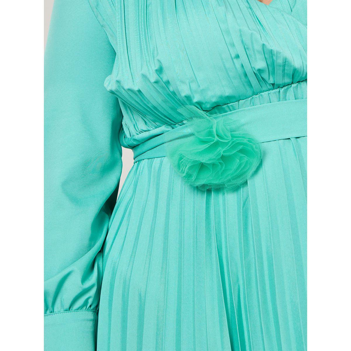 فستان طويل بكسرات ورباط خصر-women-clothing-dresses-image-3