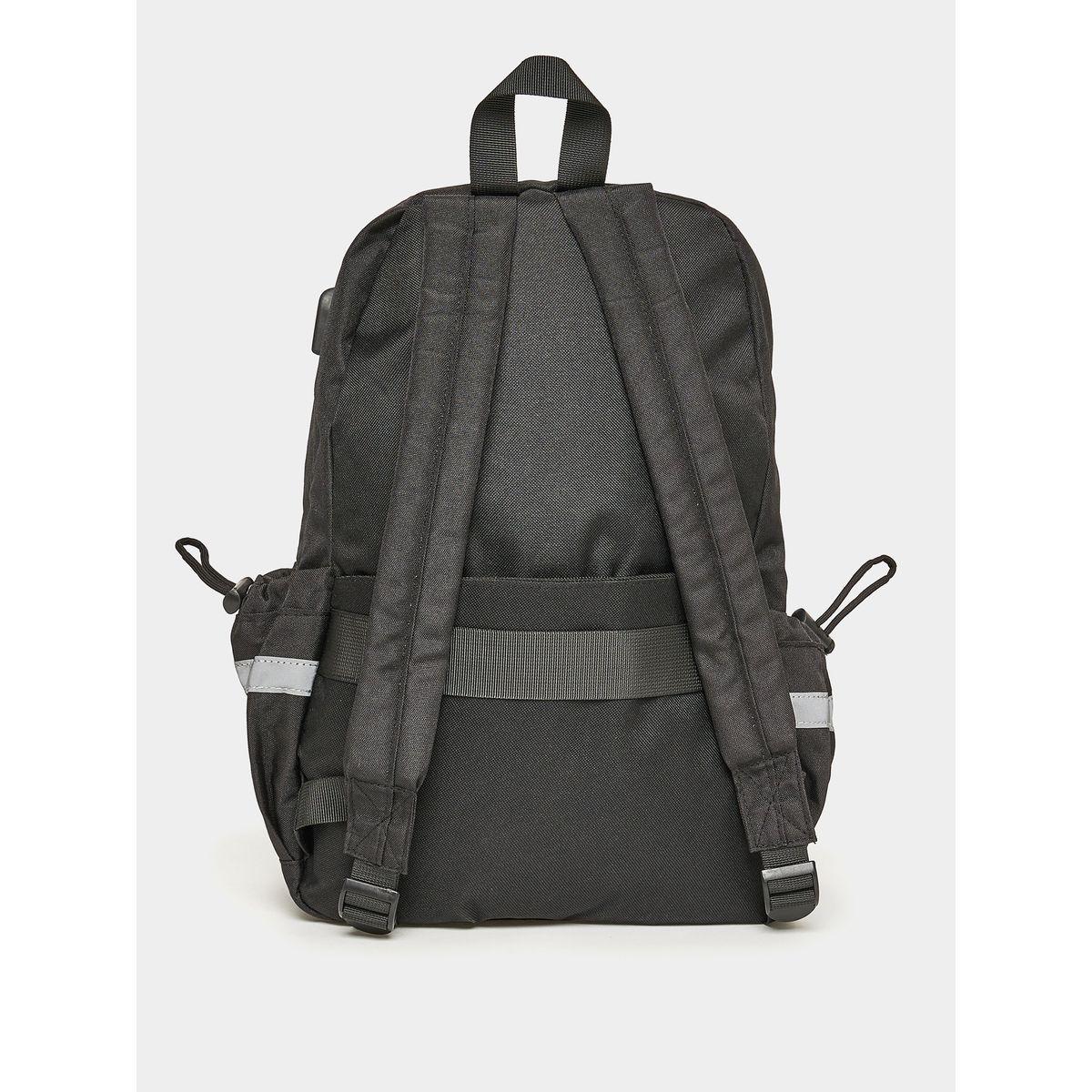 Styli Front Pocket Backpack With Zip Closure-men-bags-image-4