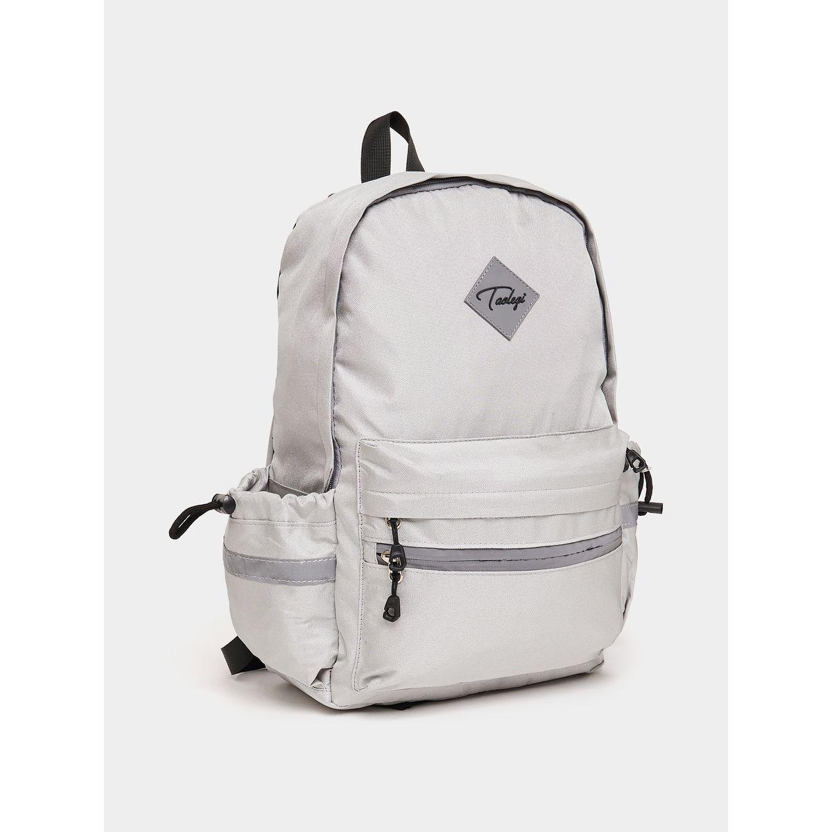 Styli Zip Front Pocket Backpack with Patch Detail-men-bags-image-1
