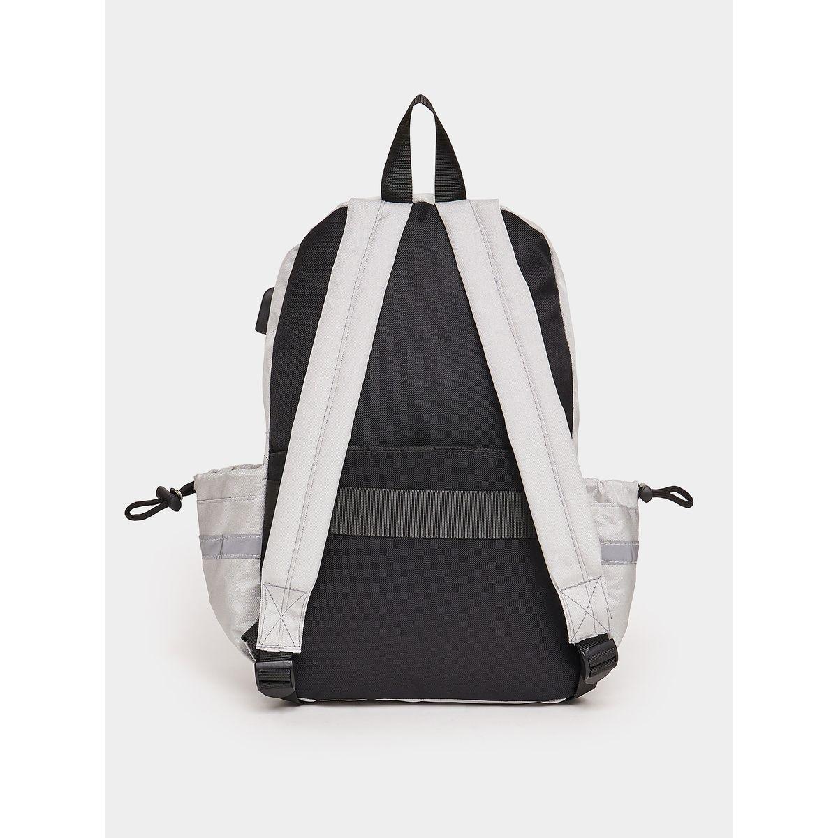Styli Zip Front Pocket Backpack with Patch Detail-men-bags-image-2