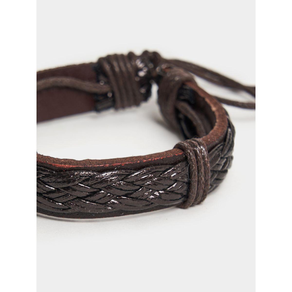 Styli Braided Wrap Around Adjustable Bracelet-men-watchesandjewellery-bracelets-image-2