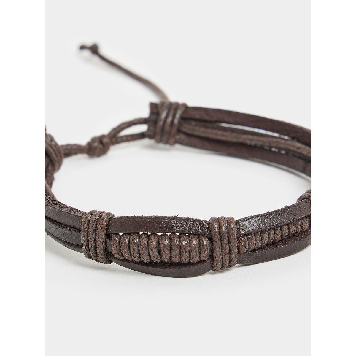 Styli Braided Wrap Around Adjustable Bracelet-men-watchesandjewellery-bracelets-image-2