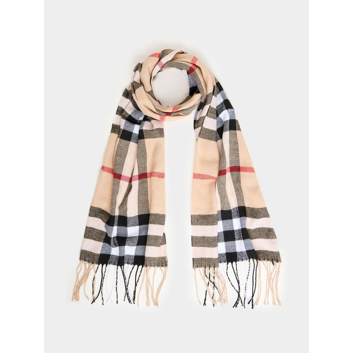 وشاح رأس مطبع بمربعات-women-winterwear-scarves-image-1