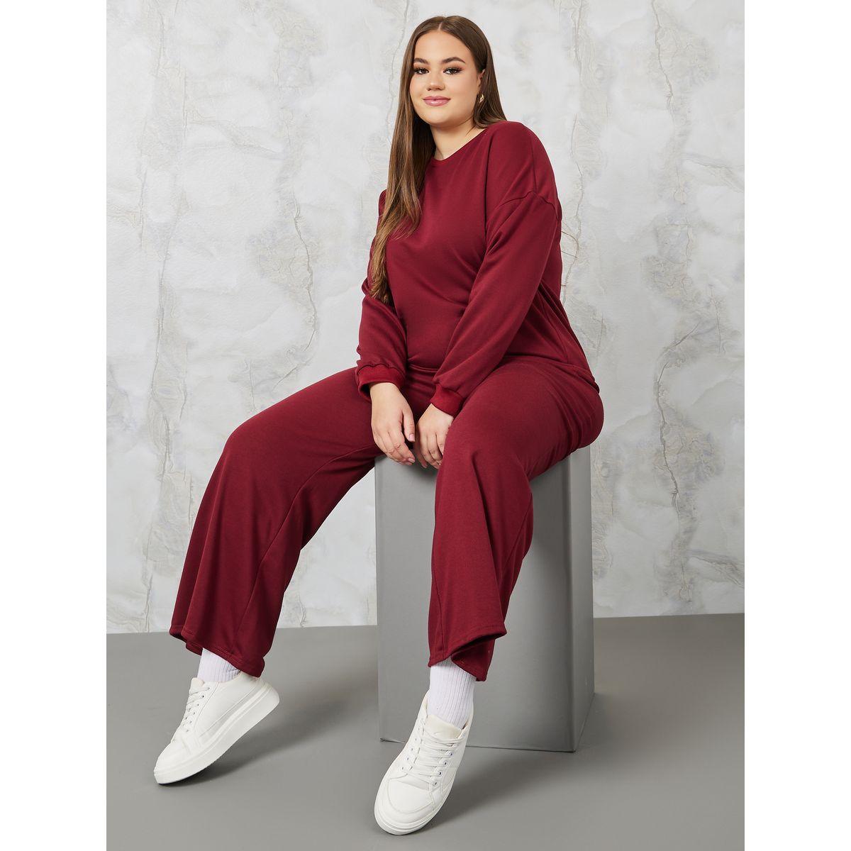 طقم منسق من ( جوغر + سويت شيرت )-women-clothing-dresses-image-6