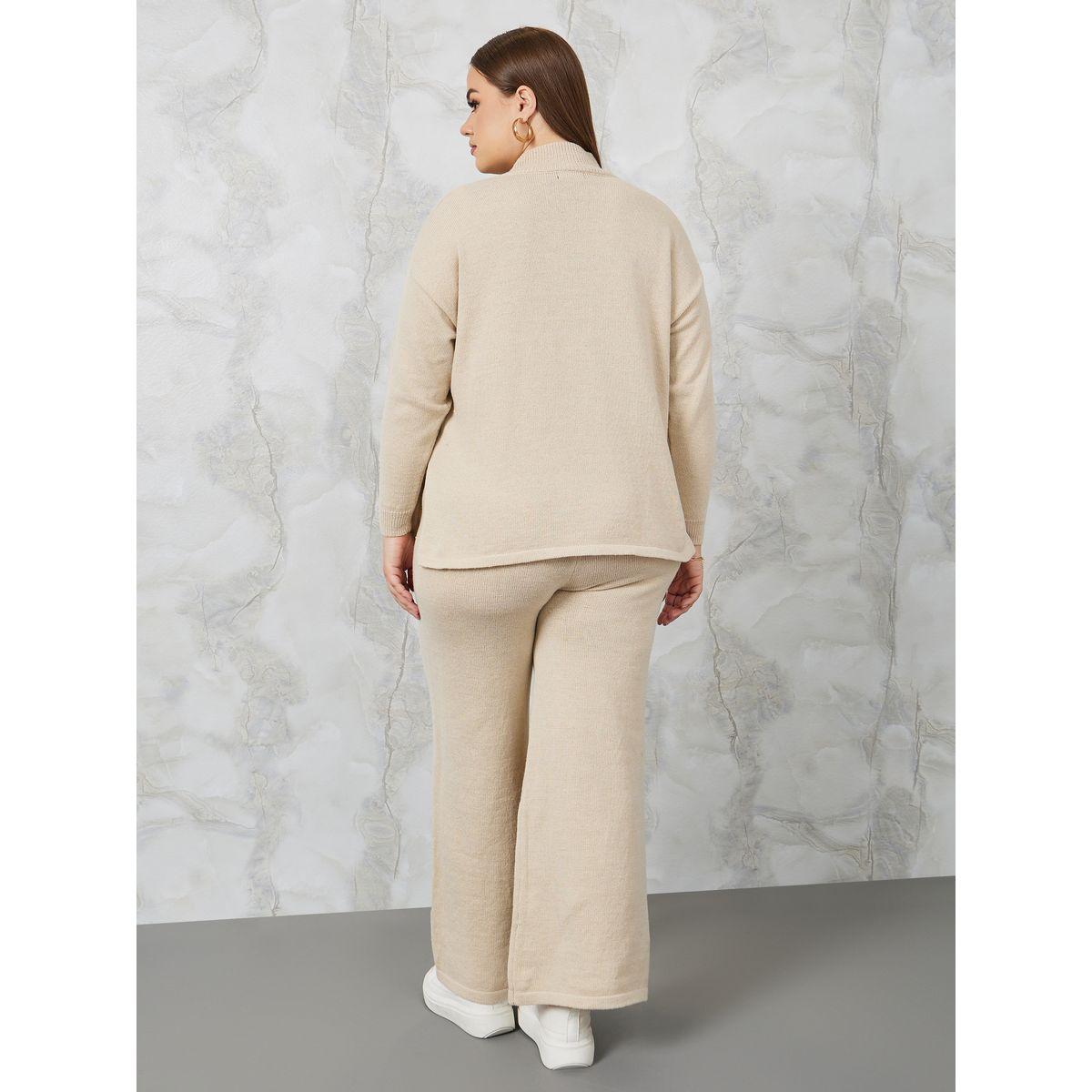 Styli Plus High Neck Knit Sweater & Pants Co-Ords-women-clothing-dresses-image-6