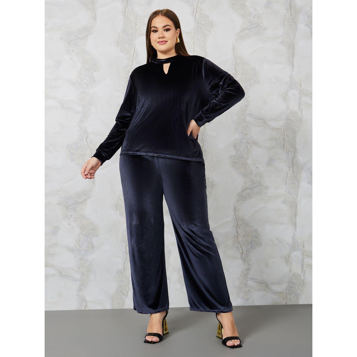 طقم منسق من ( بنطال + بلوزة )-women-clothing-dresses-image-1