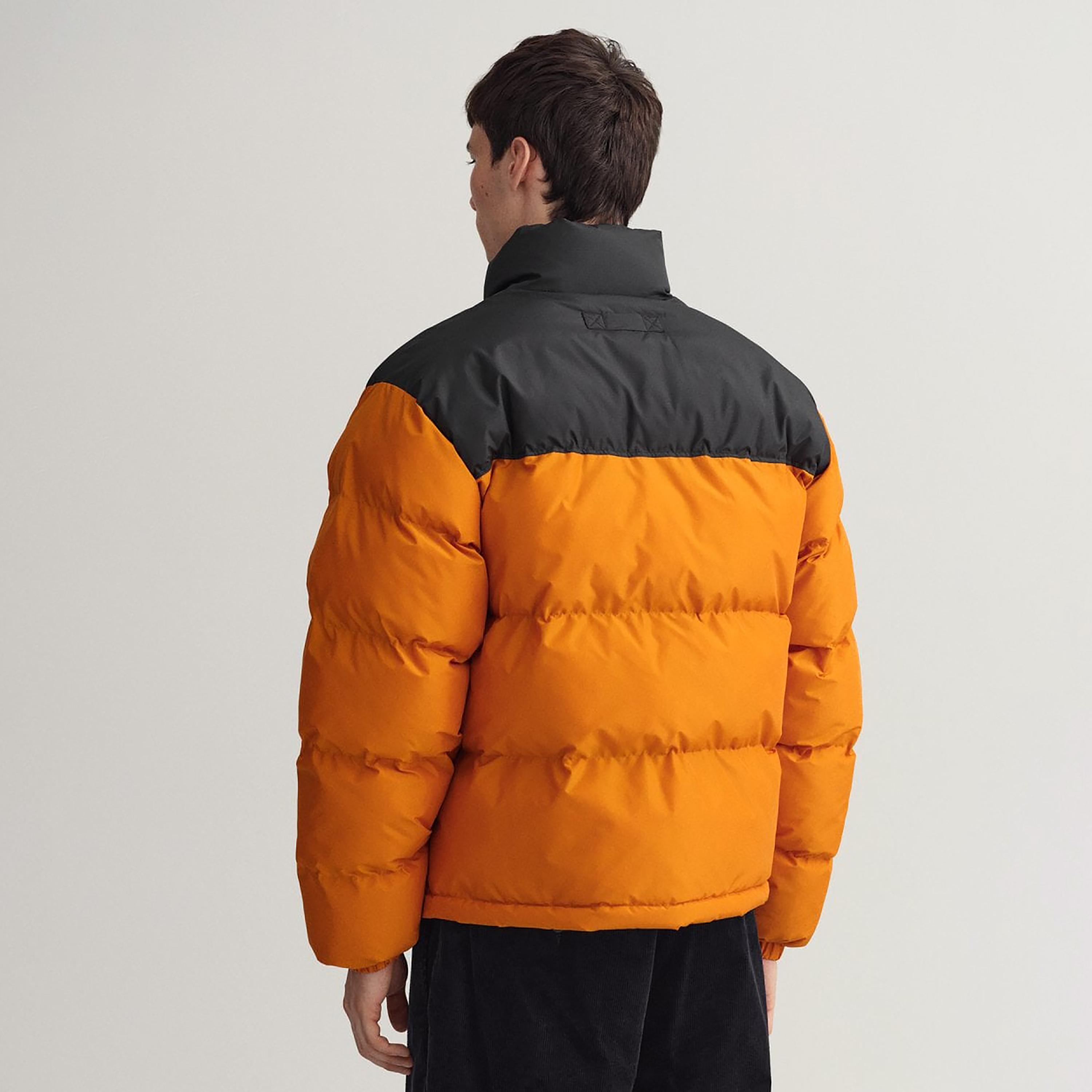 Buy Men s Gant Colour Block High Neck Puffer Jacket Online Centrepoint UAE