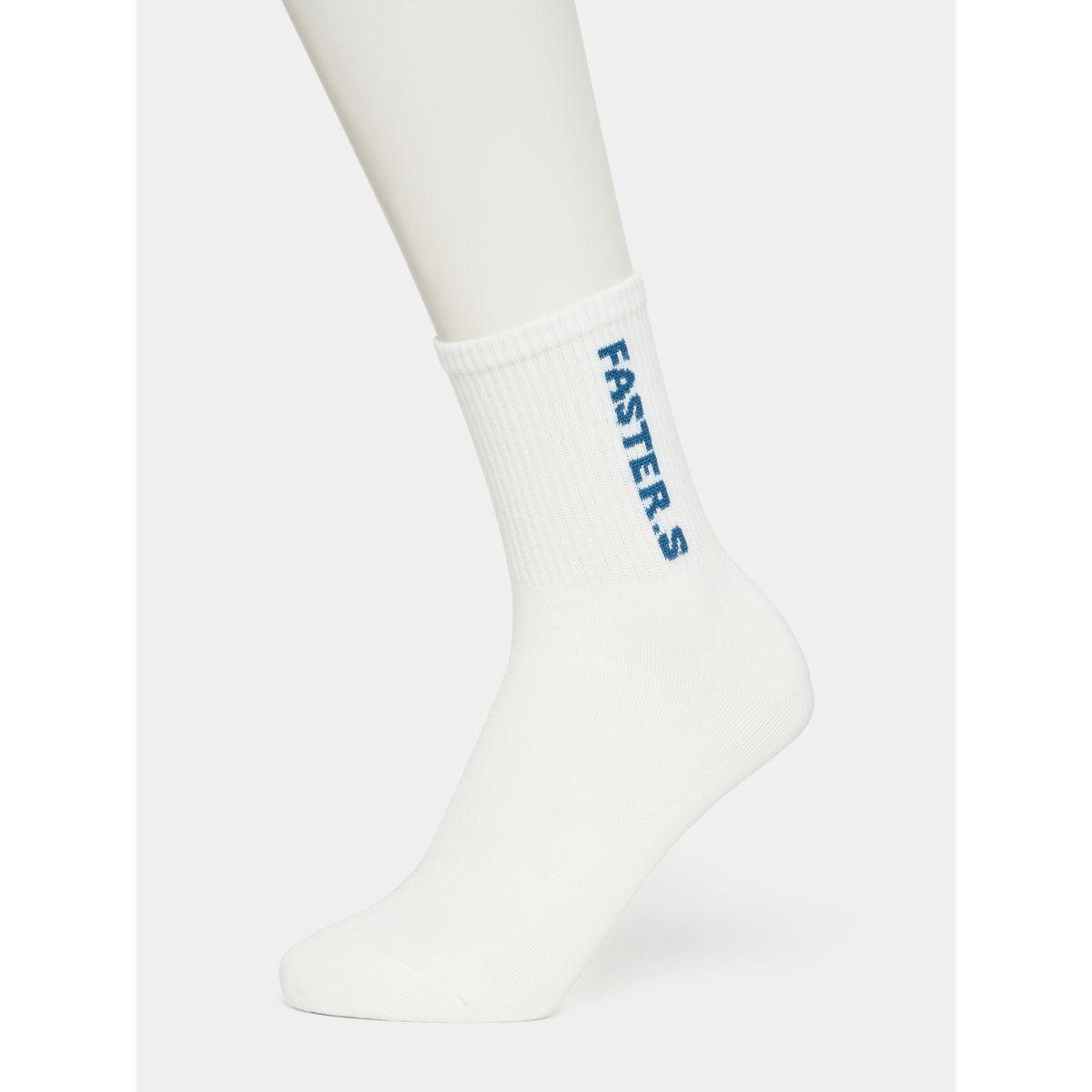 Styli Pack of 3 - Slogan Print Detail Crew Socks-men-socks-image-4