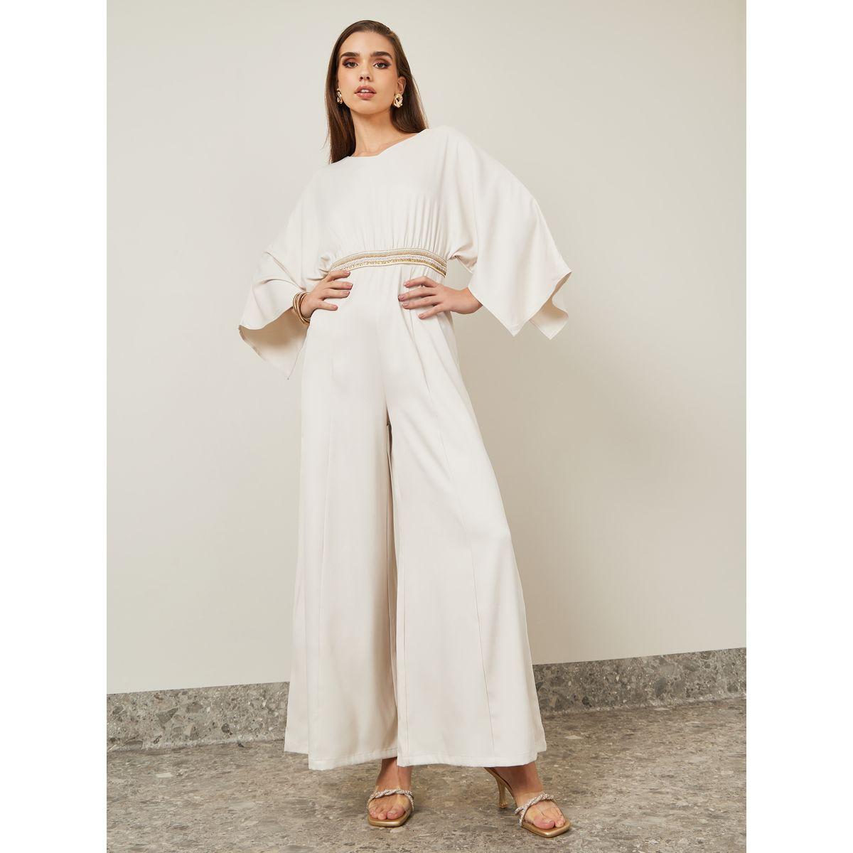 Styli Embellished Waistband Wide Leg Jumpsuit-women-clothing-jumpsuits-image-1