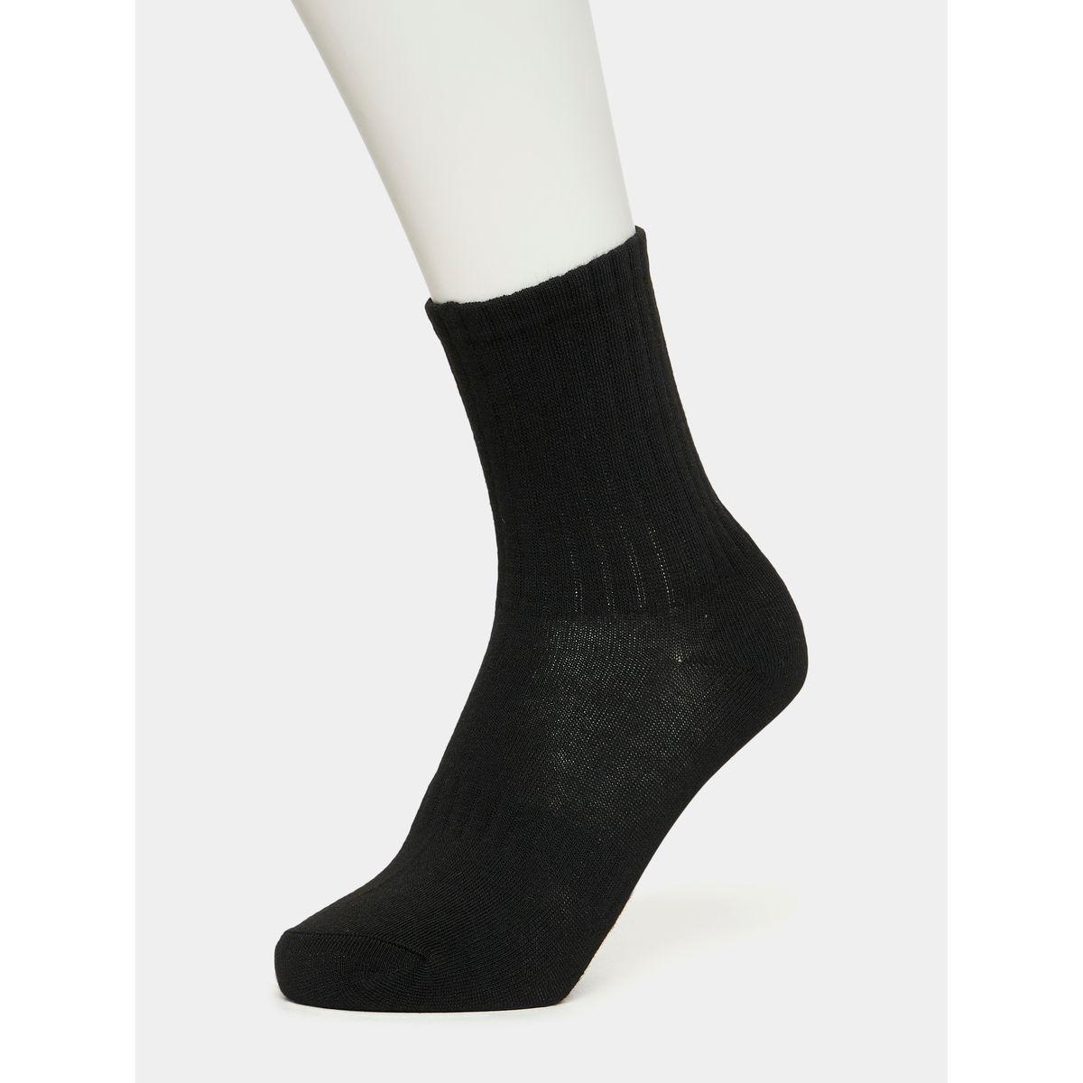 Styli Pack of 5 - Solid Crew Socks-men-socks-image-2
