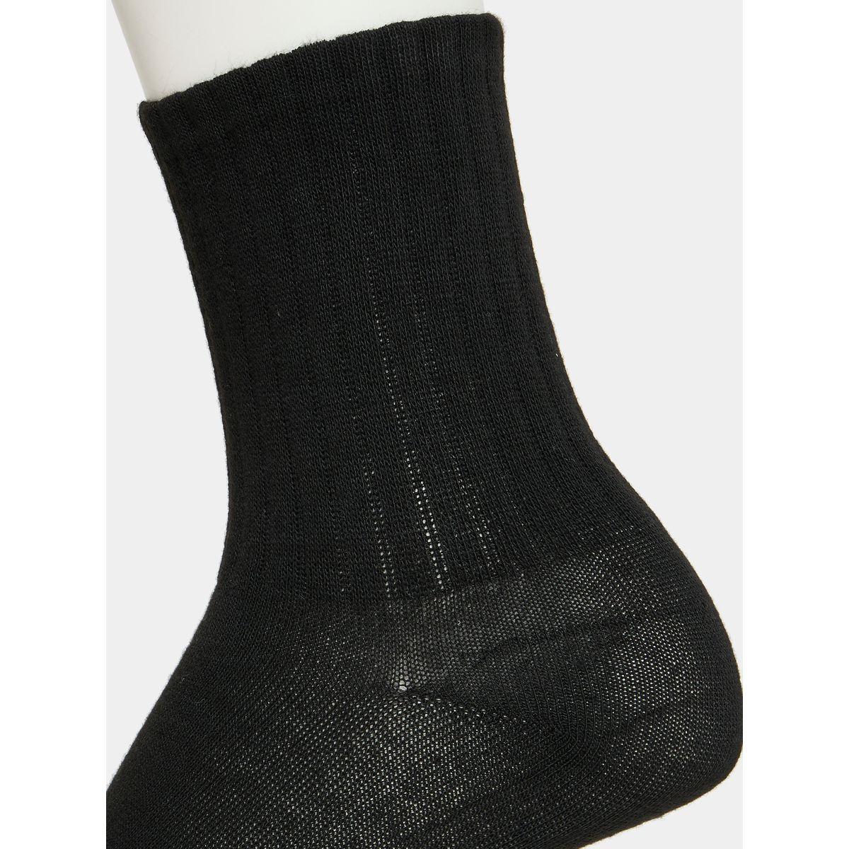 Styli Pack of 5 - Solid Crew Socks-men-socks-image-5