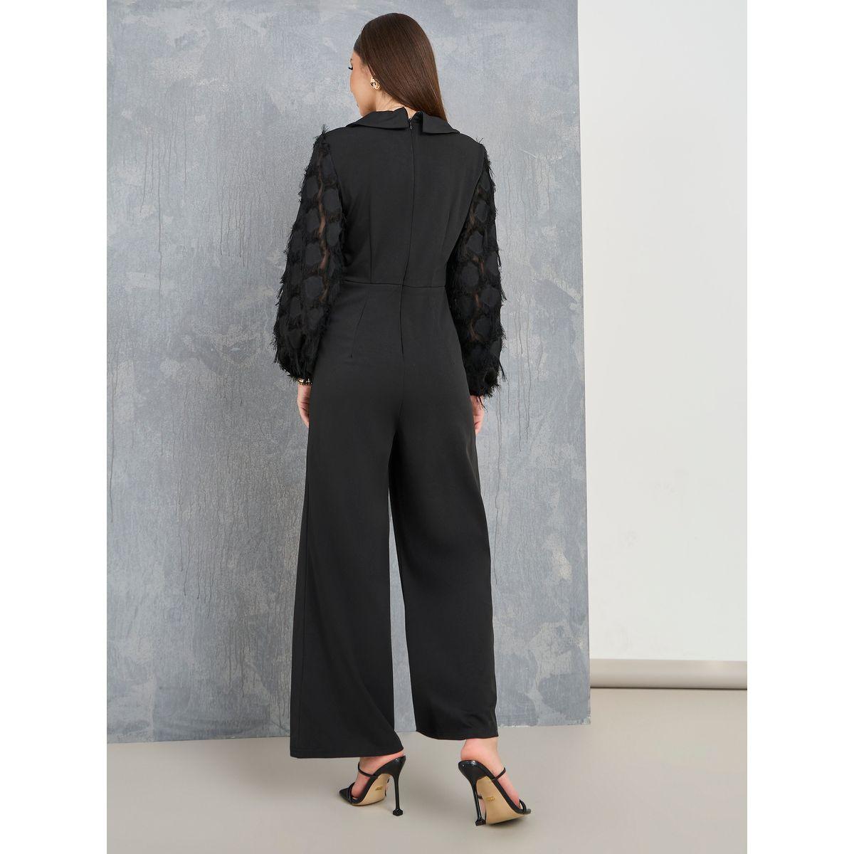 Styli Fringe Volume Sleeve Wide Leg Jumpsuit-women-clothing-jumpsuits-image-4