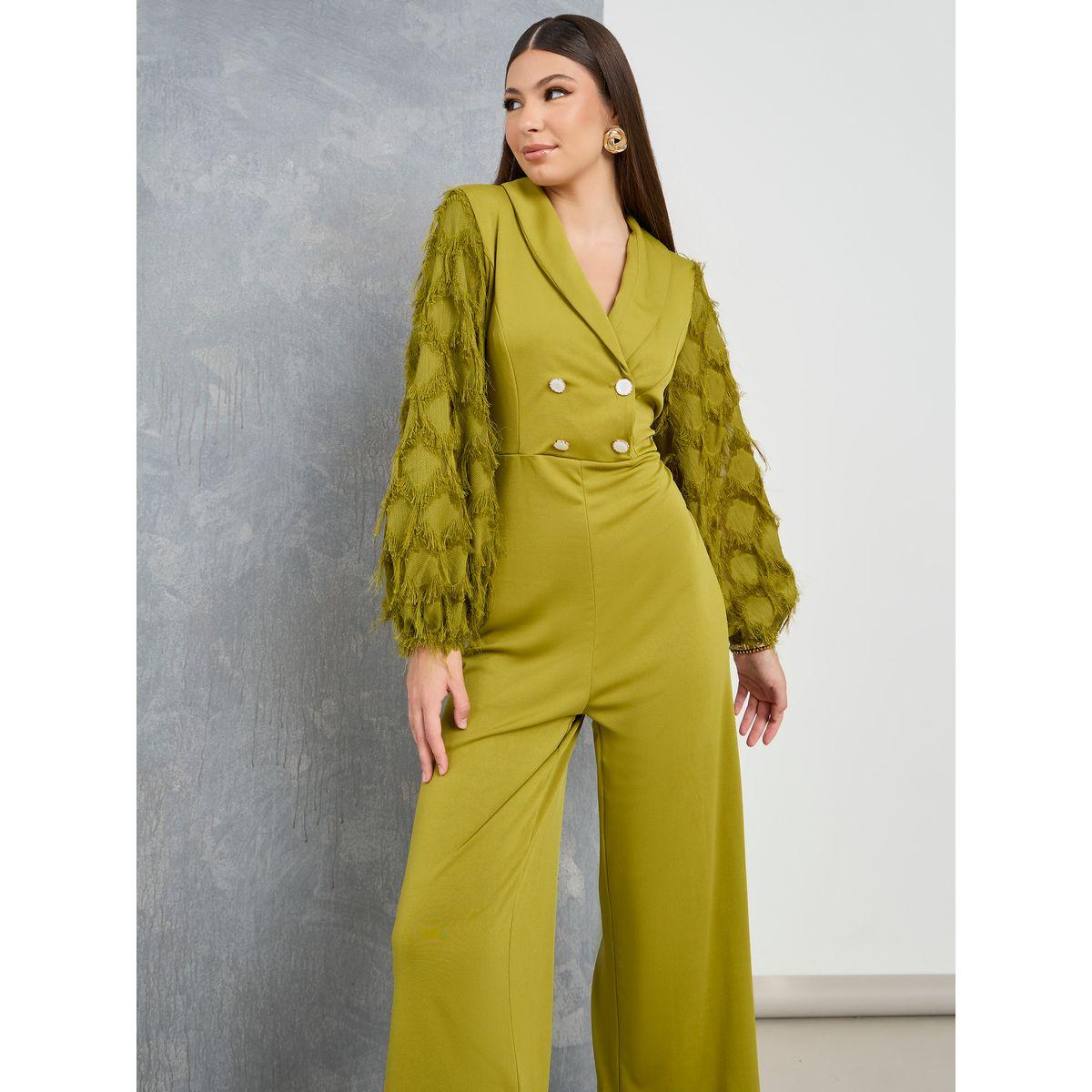 جمبسوت واسع الأرجل باكمام فوليوم-women-clothing-jumpsuits-image-2