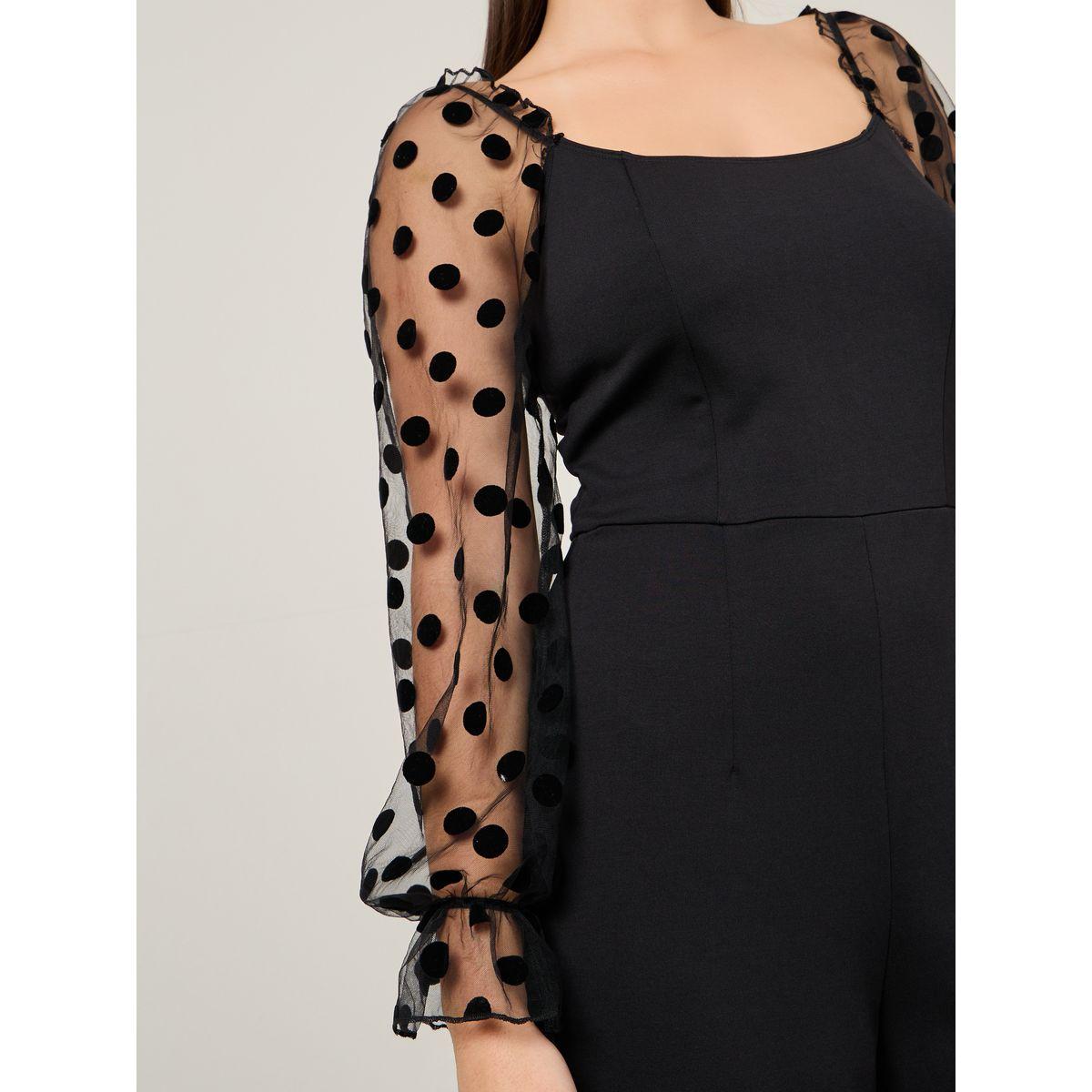 جمبسوت واسع الأرجل بتفاصيل شبكية-women-clothing-jumpsuits-image-3
