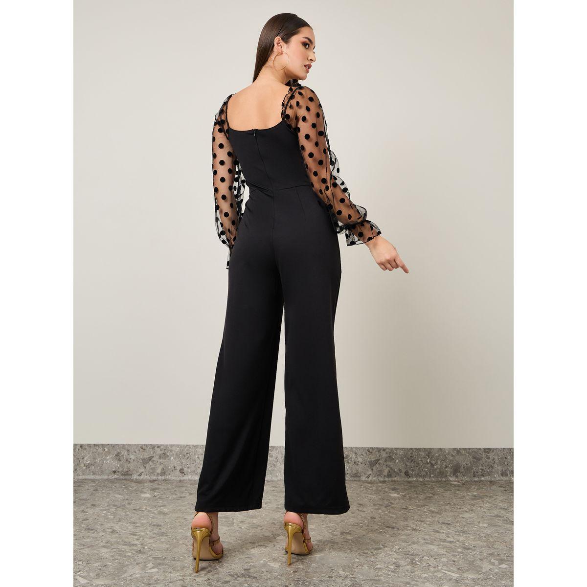 جمبسوت واسع الأرجل بتفاصيل شبكية-women-clothing-jumpsuits-image-4