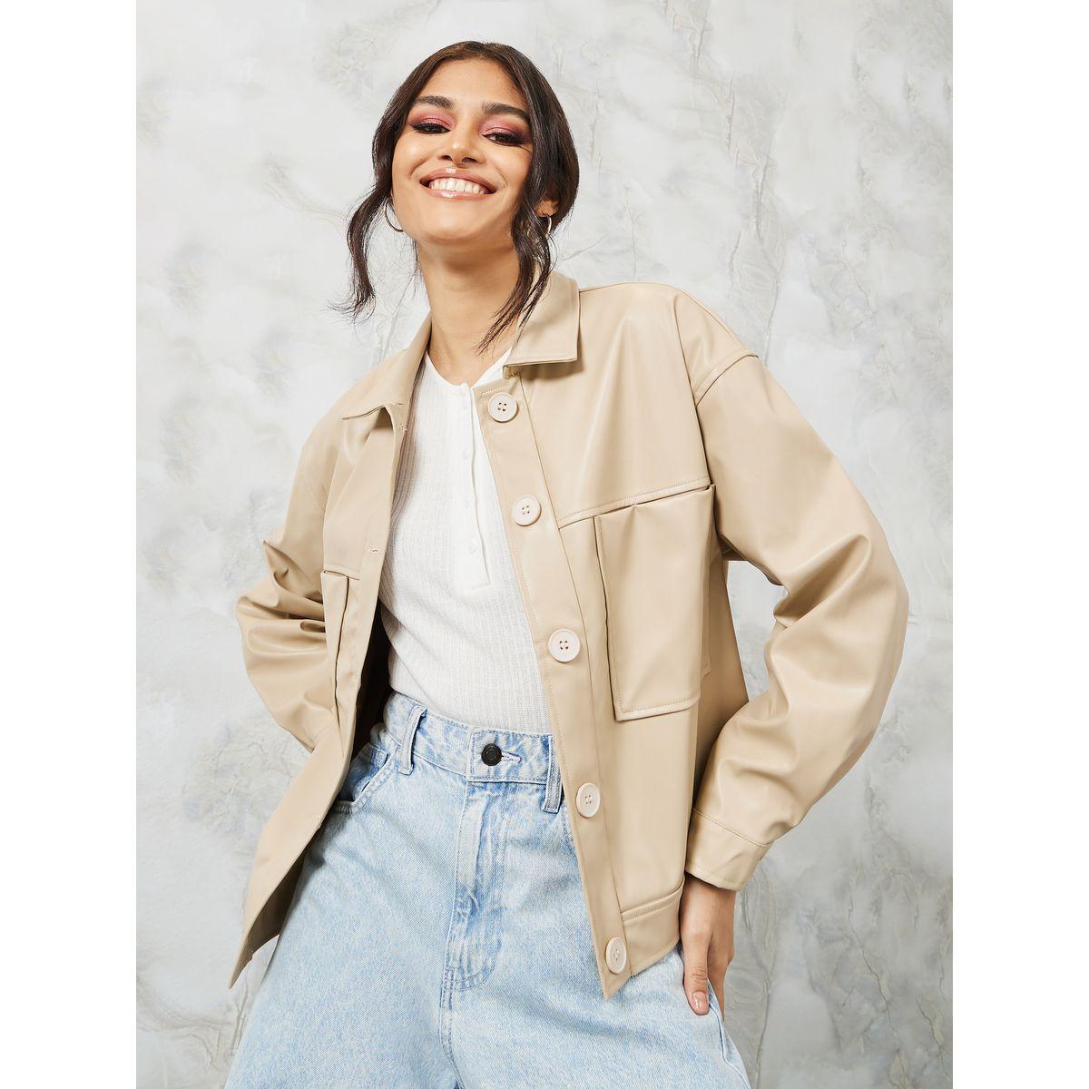 جاكيت بقصة بوكسي وأزرار غلق-women-winterwear-coatsandjackets-jackets-image-5