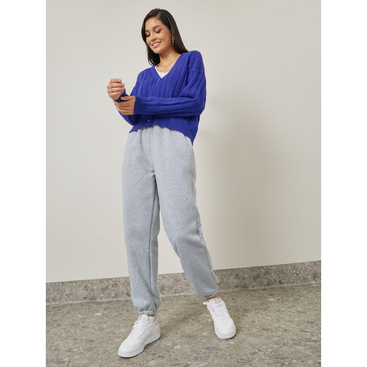 كارديجان مضلع بقصة بوكسي-women-winterwear-cardigansandjumpers-cardigans-image-3