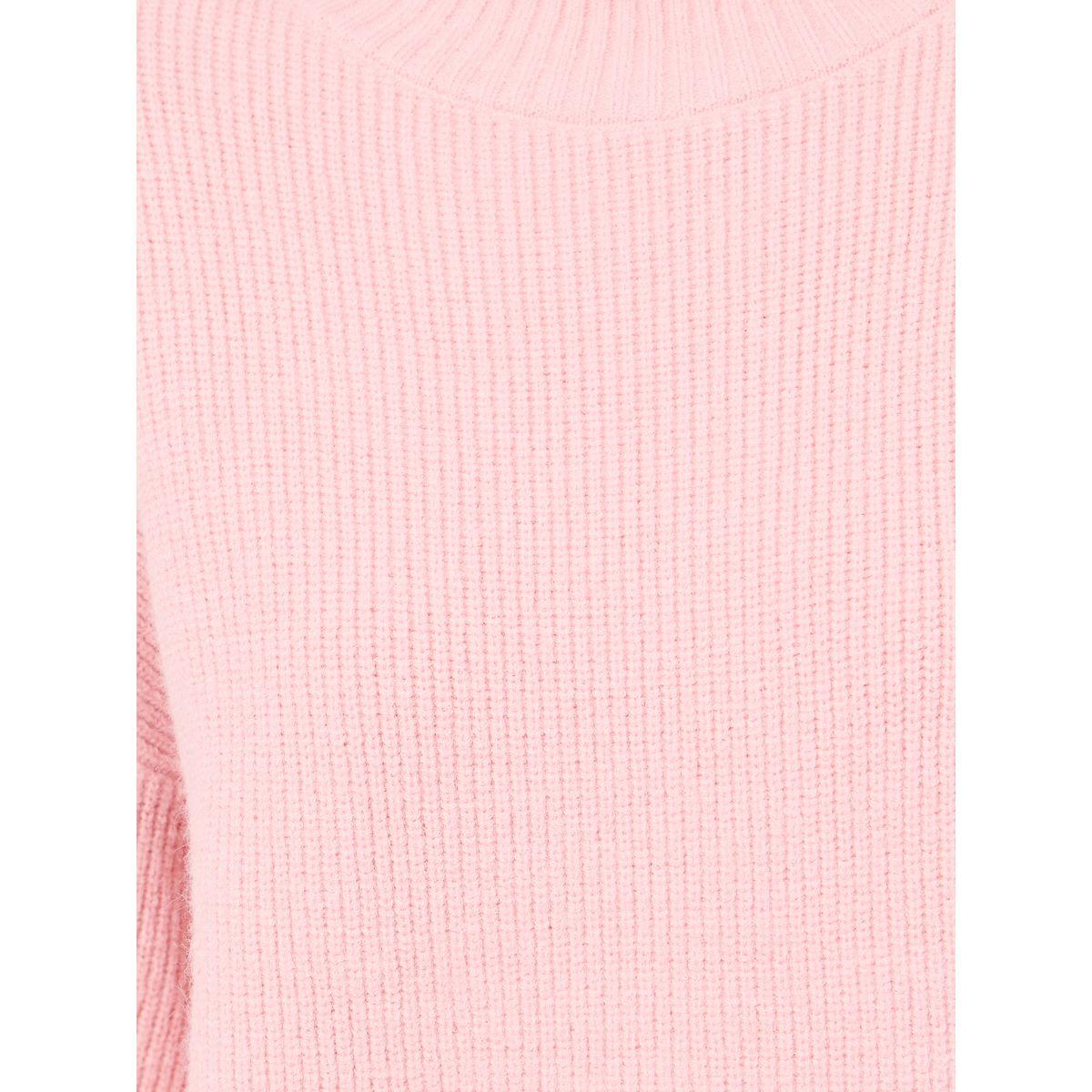 Styli Boxy Fit Fuzzy Yarn High Neck Sweater-women-winterwear-cardigansandjumpers-jumpers-image-4