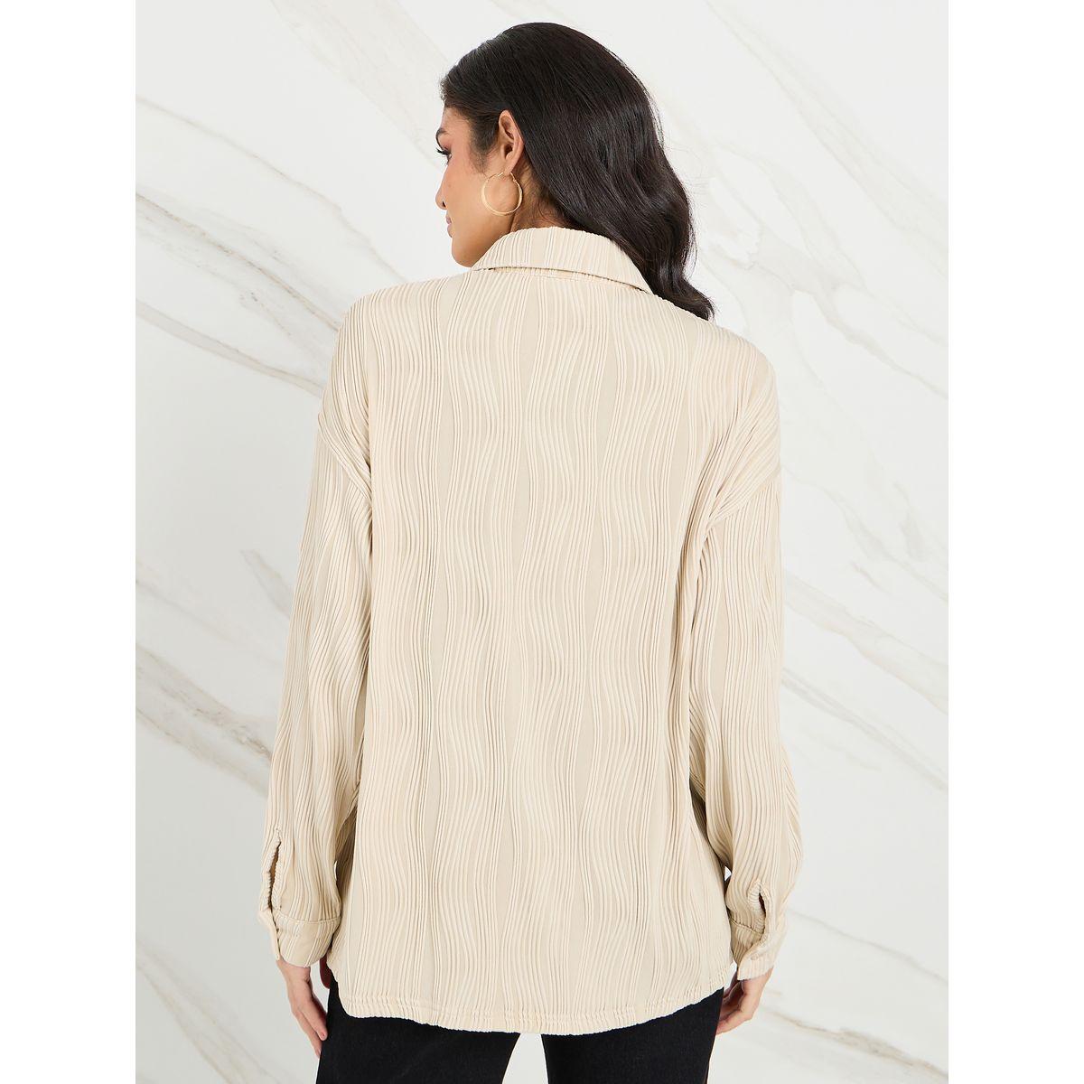 Styli Textured Button Down Oversized Longline Shirt-women-clothing-shirtsandblouses-shirts-image-5