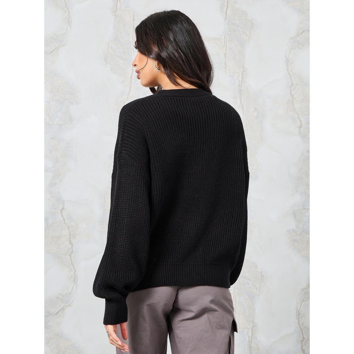 كارديجان محبوك بقصة بوكسي-women-winterwear-cardigansandjumpers-cardigans-image-5