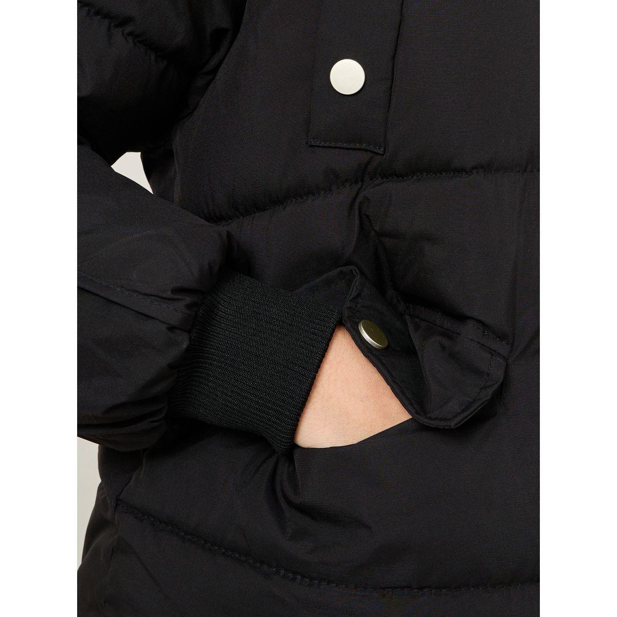 Styli Oversized Hooded Padded Jacket With Faux Fur Detail-women-winterwear-coatsandjackets-jackets-image-4