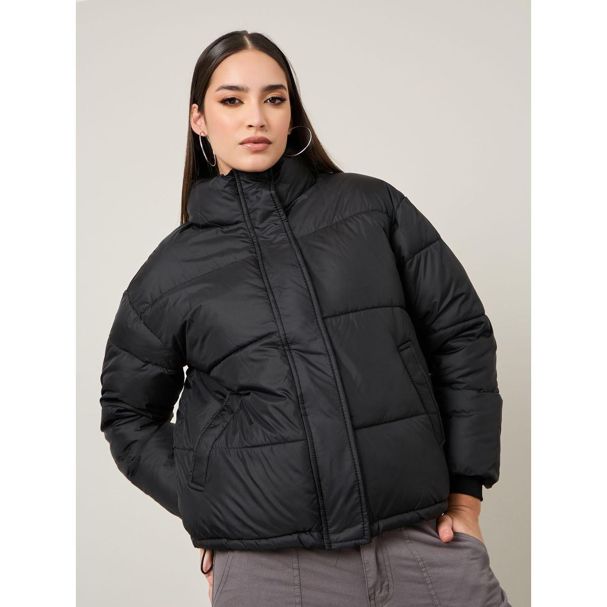 Styli Regular Fit High Neck Padded Jacket-women-winterwear-coatsandjackets-jackets-image-1
