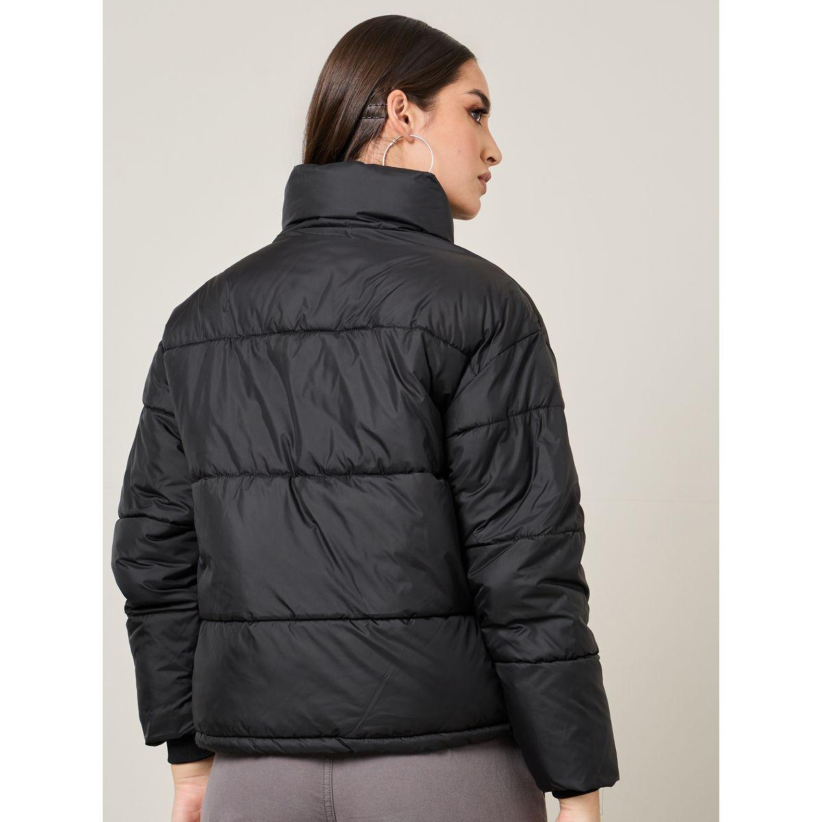 Styli Regular Fit High Neck Padded Jacket-women-winterwear-coatsandjackets-jackets-image-5