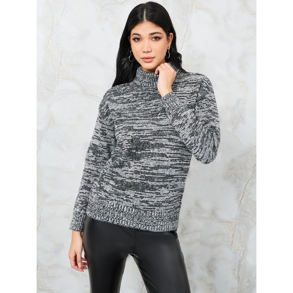 سويتر بقصة عادية وياقة عالية-women-clothing-cardigansandjumpers-jumpers-image-1