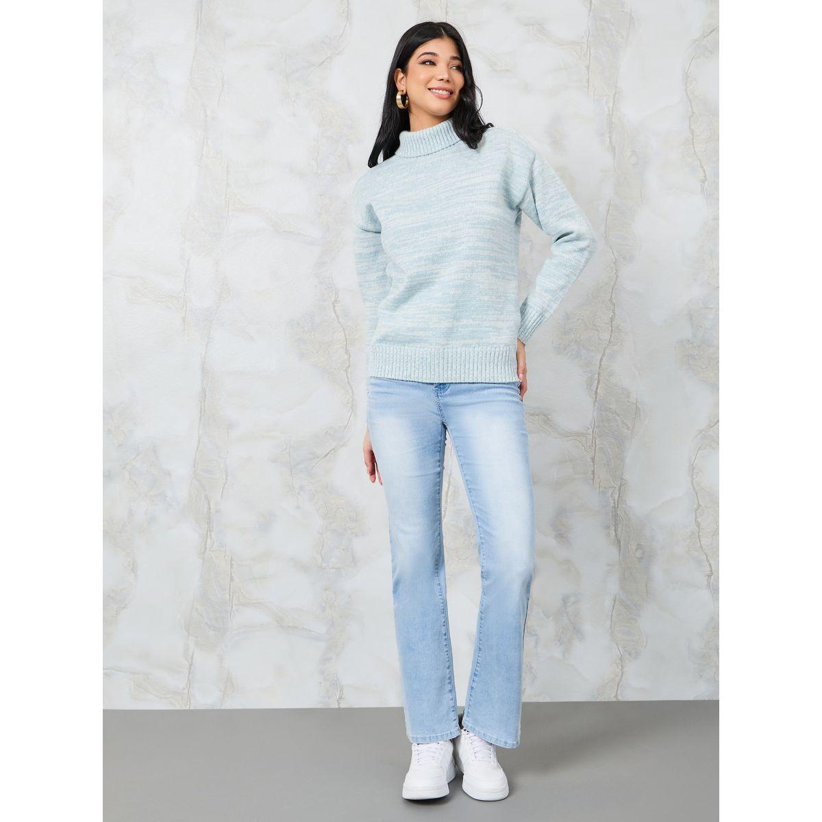 Styli Regular Fit Mixed Yarn Turtle Neck Sweater-women-clothing-cardigansandjumpers-jumpers-image-2