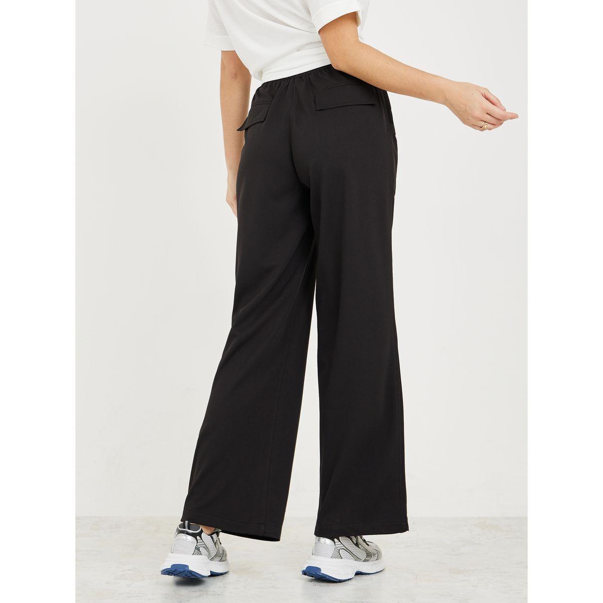 Styli High Rise Twill Straight Leg Pants-women-clothing-bottoms-trousers-image-4