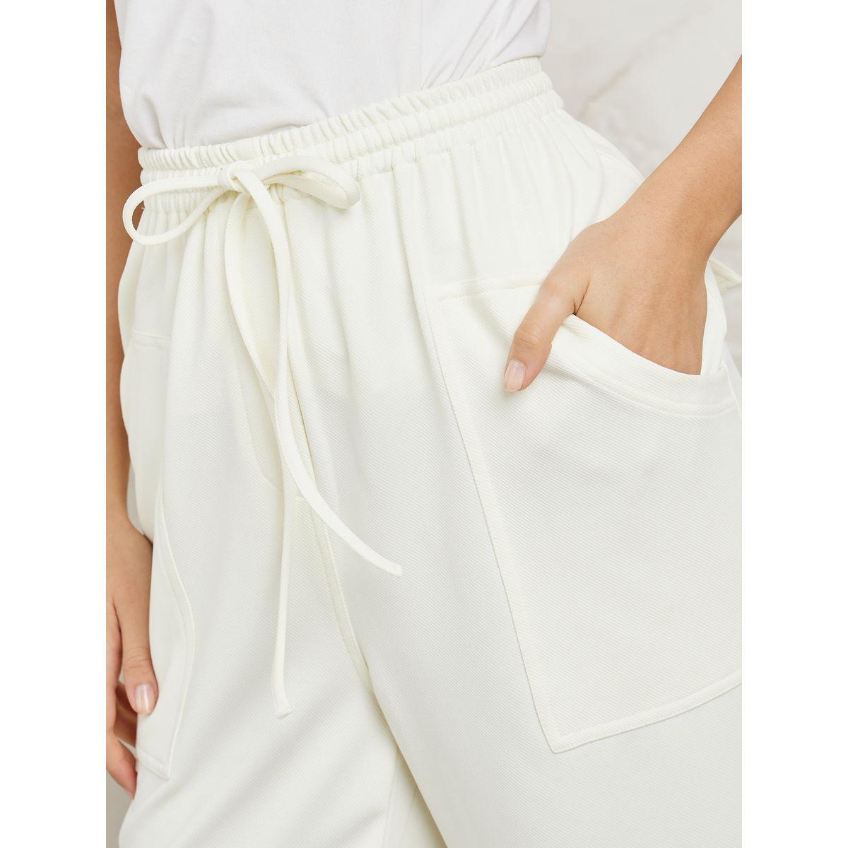 Styli High Rise Twill Straight Leg Pants-women-clothing-bottoms-trousers-image-3