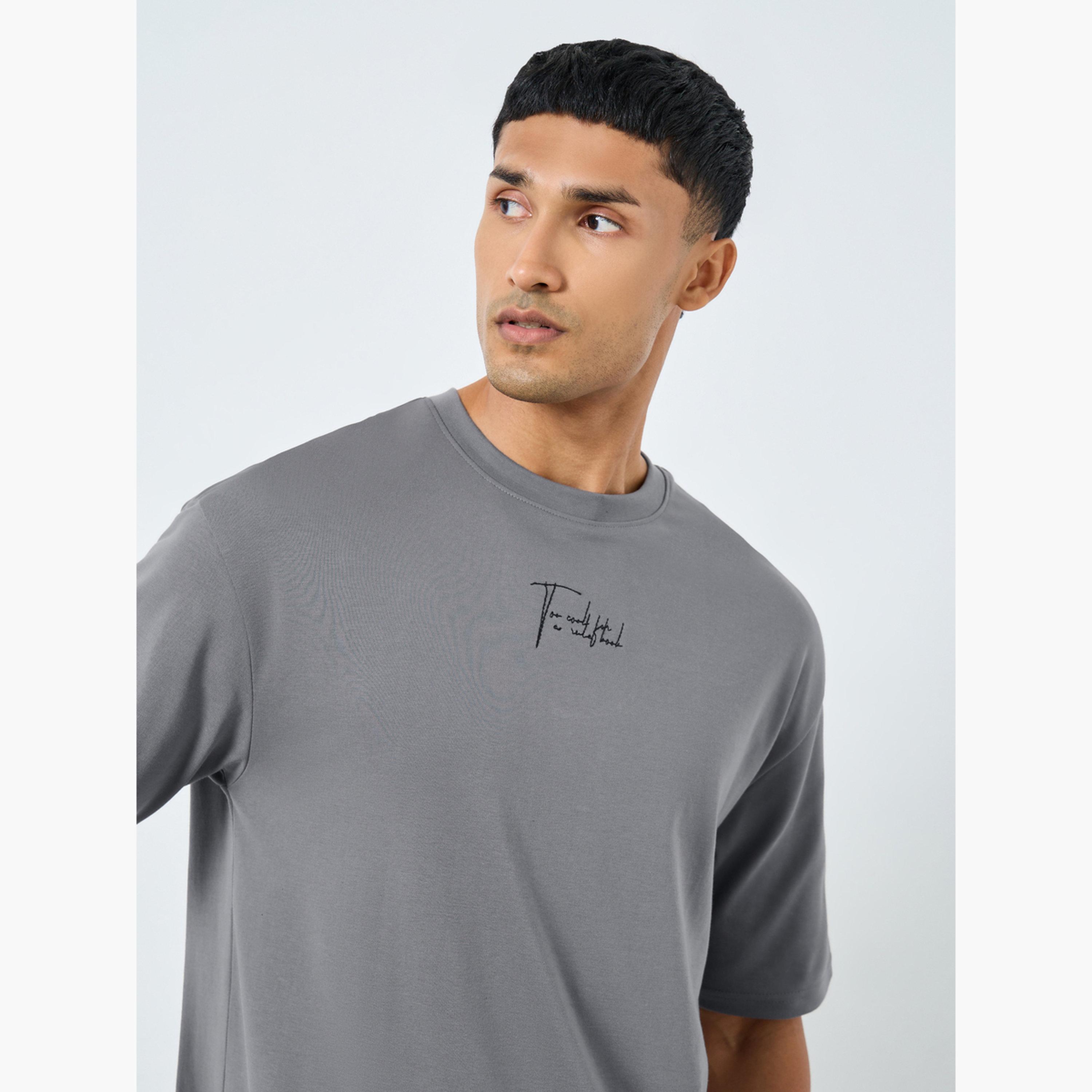 Styli Men Monochrome Oversized Interlock T-Shirt-men-clothing-tshirtsandpolos-tshirts-image-3