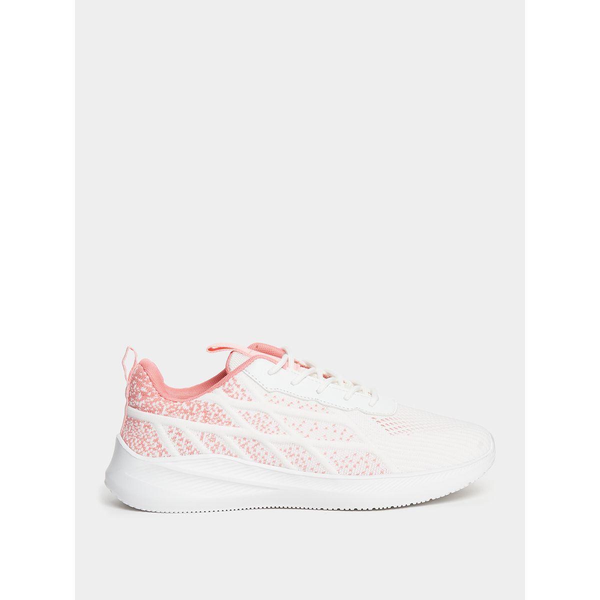 Styli Gradient Design Leisure Knit Lightweight Sneakers-women-shoes-sneakers-image-1